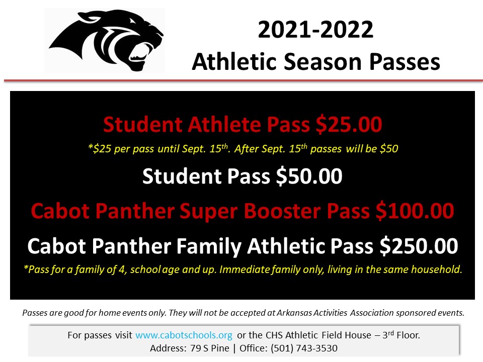 2021-22 Athletic Passes